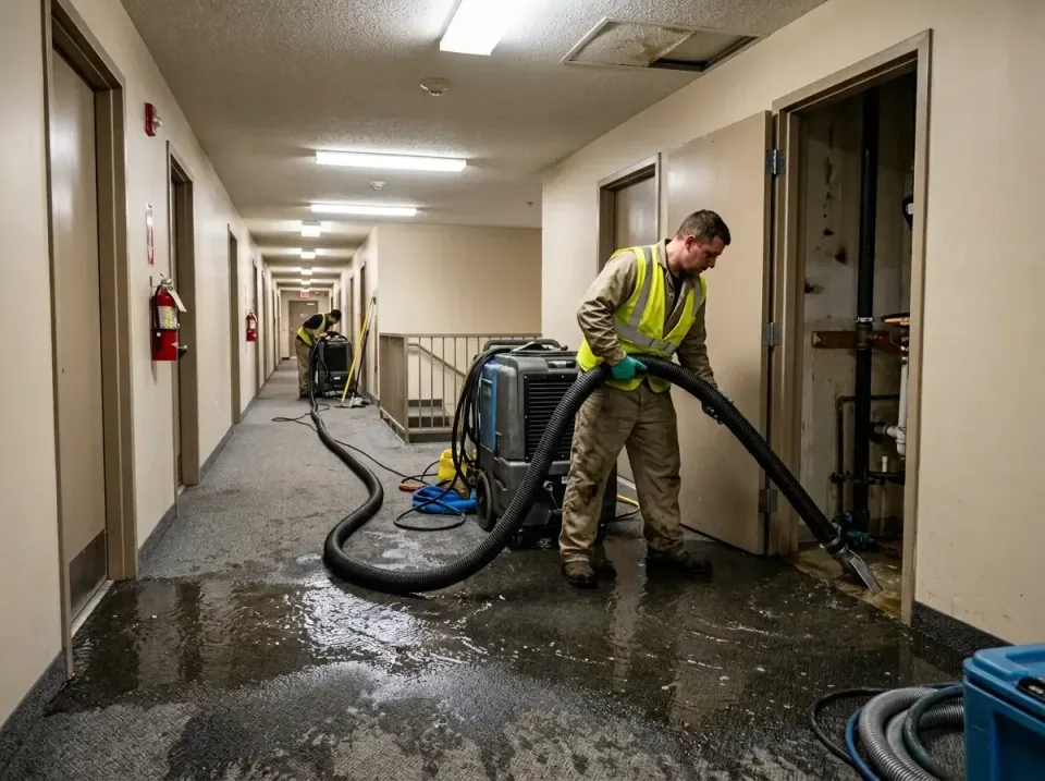 multi-unit-apartment-hallway-f-005 — frequently asked questions, Emergency Burst Pipe Water Extraction & Removal in Mullens,…